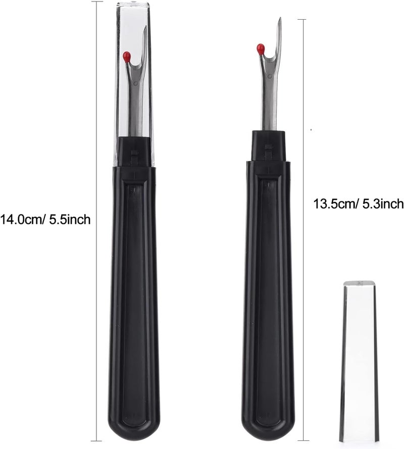 ESHATO 12 Pieces Sewing Seam Rippers,Stitch Thread Unpicker and Cutter for Crafting (Black) - Image 2